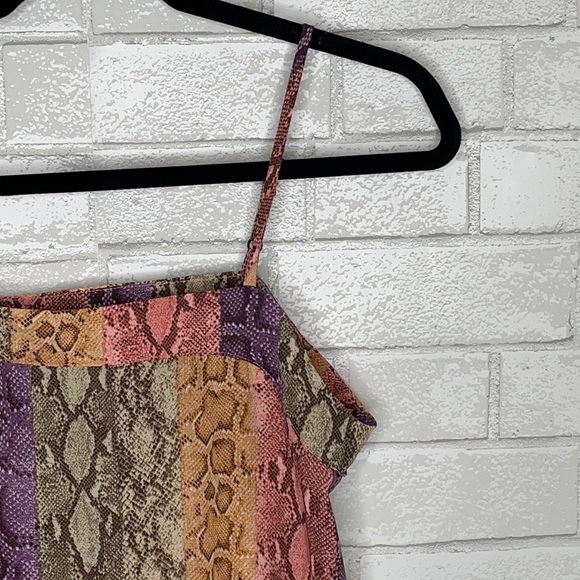 NWT HIATUS Snake Print Tank Top - Picture 8 of 15